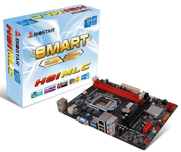 Biostar představuje micro-ATX základní desku H81MLC