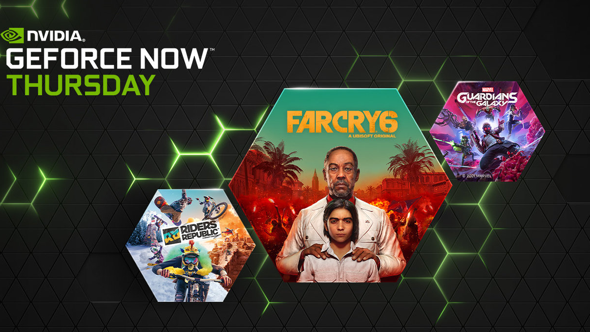 Far Cry 6, Marvel’s Guardians of the Galaxy, Riders Republic a další hry v GeForce NOW