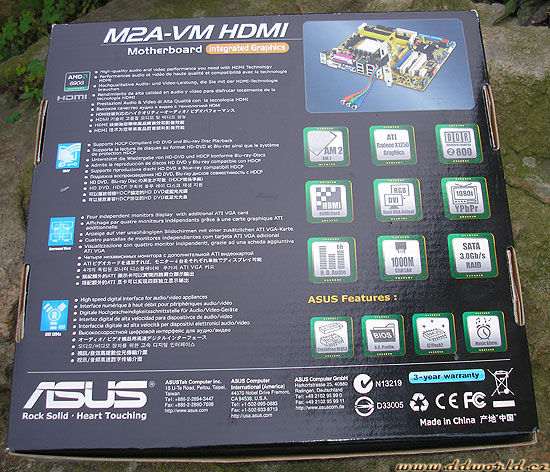 ASUS M2A-VM AMD690G HDMI - základ pro multmediální PC za 2000Kč