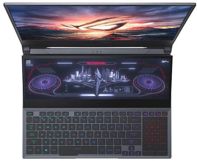 ASUS ROG Zephyrus Duo 15: fantastický stroj s dvojicí 4K LCD