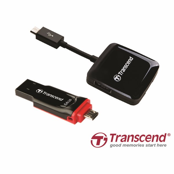 Transcend představil OTG čtečku a flashdisk pro mobilni zarizeni