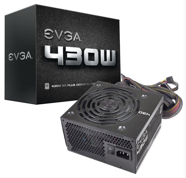 EVGA oznámila vydání 430W a 500W napájecích zdrojů