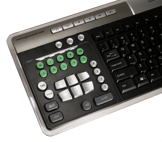 Genius LuxeMate 525 - klávesnice pro rádoby hráče