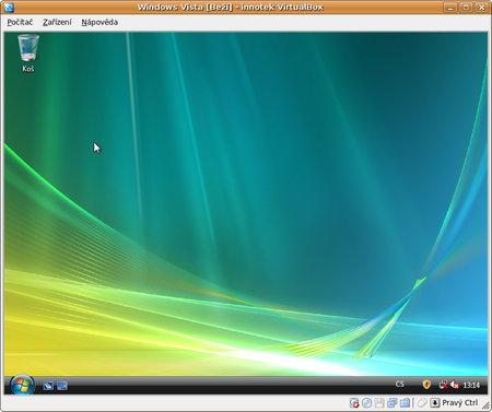 VirtualBox aneb Windows Vista v Linuxu