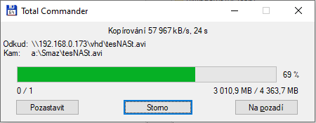 Přesun z klienta přes 5 GHz