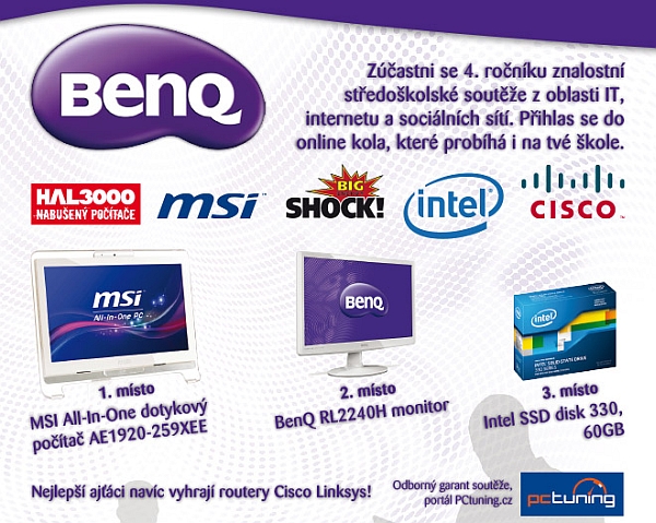 BenQ Školní Ajťák – čtvrtý ročník středoškolské soutěže