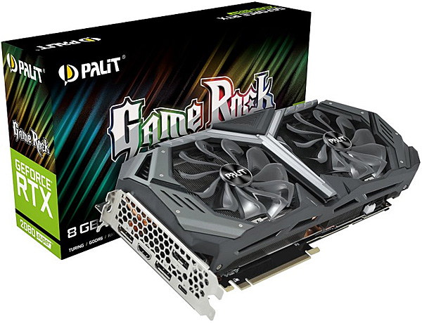 Grafická karta nVidia GeForce RTX 2080 Super – PALiT GeForce RTX 2080 Super GameRock