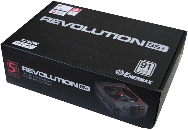 Enermax Revolution 85+ 1250W – etalon kvalitních PC zdrojů