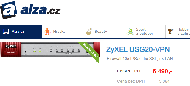ZyXEL USG20-VPN