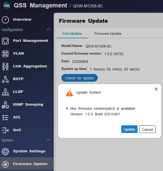 Update firmware