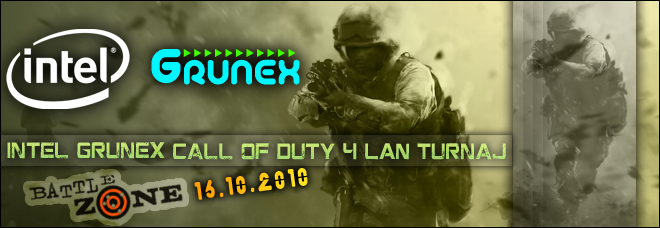 Grunex připravuje nový turnaj v Call of Duty 4