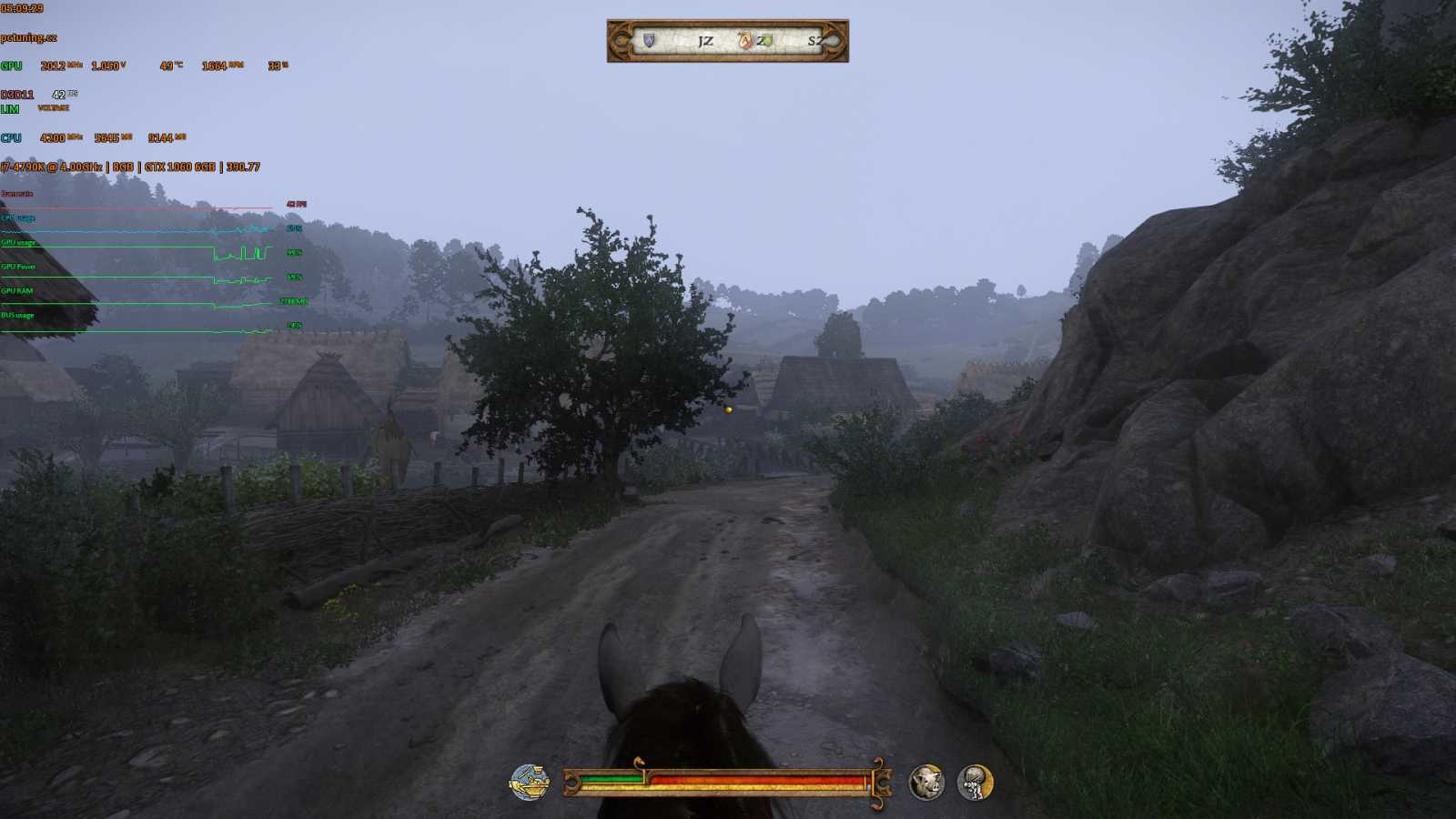 Kingdom Come: Deliverance: vliv nastavení na výkon