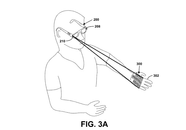 Google si patentoval laserovou klávesnici, možná pro Google Glass