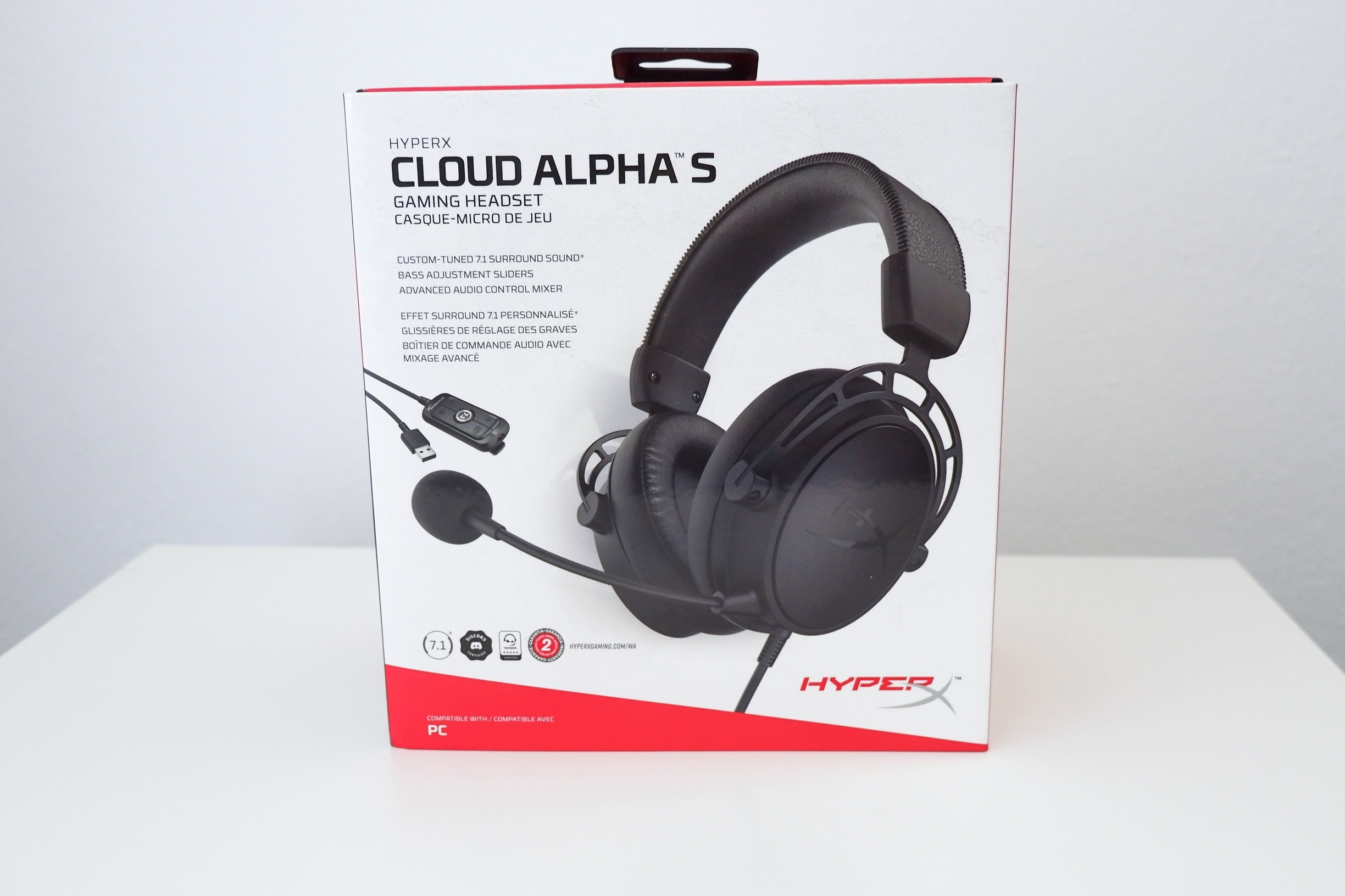 HyperX Cloud Alpha S Blackout edice - herní slechy do nepohody