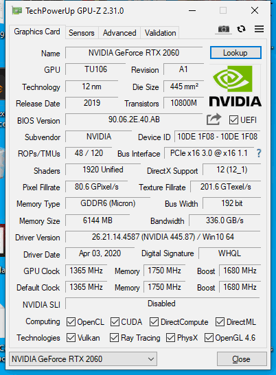 Gainward GeForce RTX 2060 Phoenix: Lepší, než jsem čekal