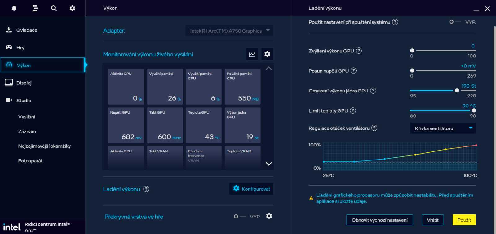 Intel Arc A750 Limited Edition: proti GeForce RTX 3060 lepší cenou