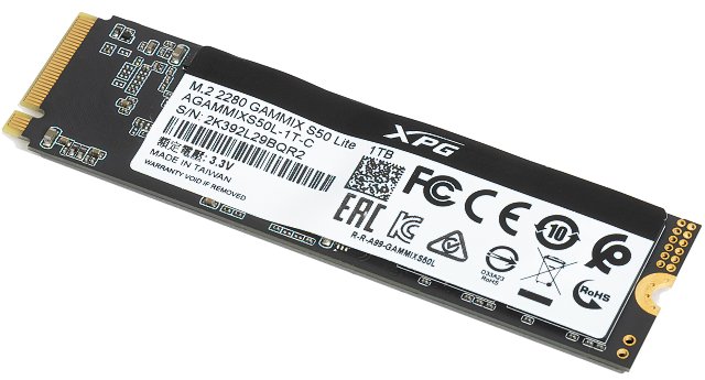 ADATA XPG GAMMIX S50 Lite 1 TB: Levný PCIe 4.0 SSD disk