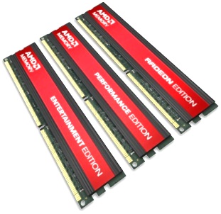 AMD začne prodávat DDR3 operační paměti Radeon