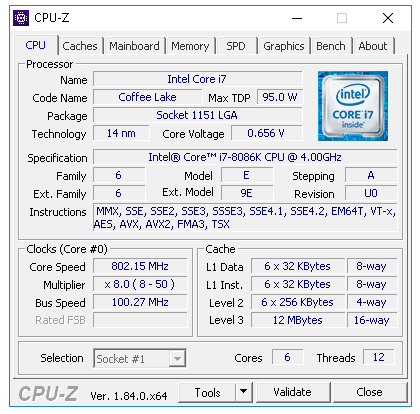 Limitovaná edice Core i7-8086K s taktem až 5,0 GHz v testu