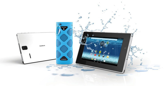 AquaSound BadkamerTablet: 7palcový Androidí tablet do vany 