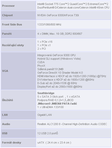 GeForce 9300 - hvězda HTPC