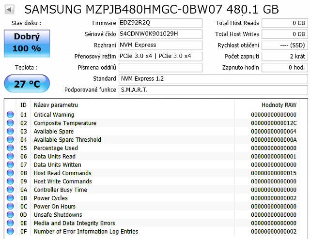 Samsung 983 ZET 480 GB: Extrémně rychlé SSD za tisíc eur