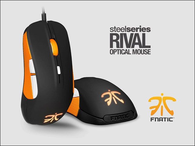 Firma SteelSeries oblékla své herní periferie do barev týmu Fnatic