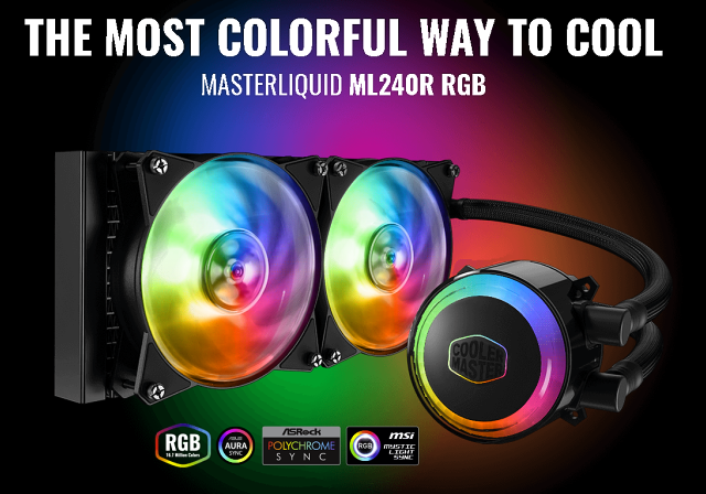 Cooler Master ML240R RGB – AiO vodní kit (pro CPU)