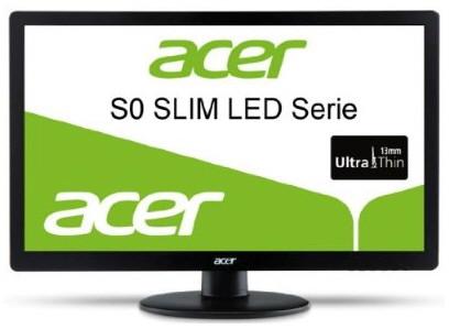 Acer S0 Slim LED Series: šest monitorů s tenkým profilem