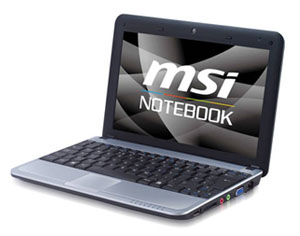 První "hybridní" notebook: MSI U115