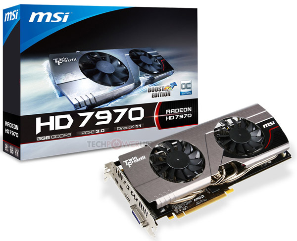 MSI přichází s grafickou kartou Radeon HD 7970 Boost Edition