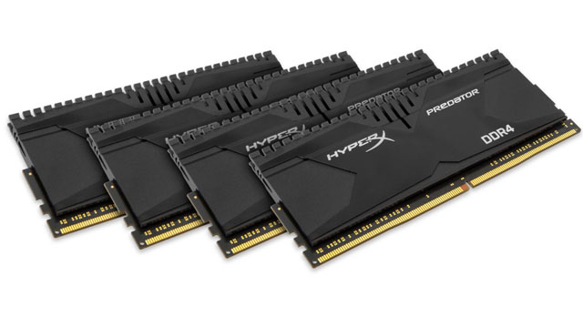 Kingston odhalil své nové DDR4 paměťové moduly HyperX Predator s frekvencí až 3 GHz