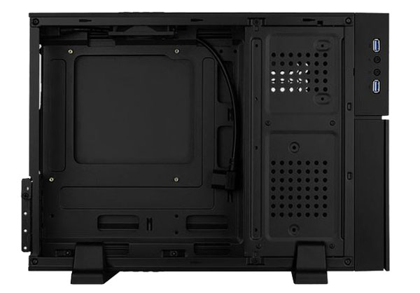 AeroCool Playa Slim: tenká micro-ATX věžová skříň do obývacího pokoje