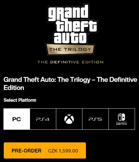 Grand Theft Auto: The Trilogy – The Definitive Edition