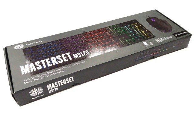 Cooler Master MS120: herní myš a mem-chanická klávesnice