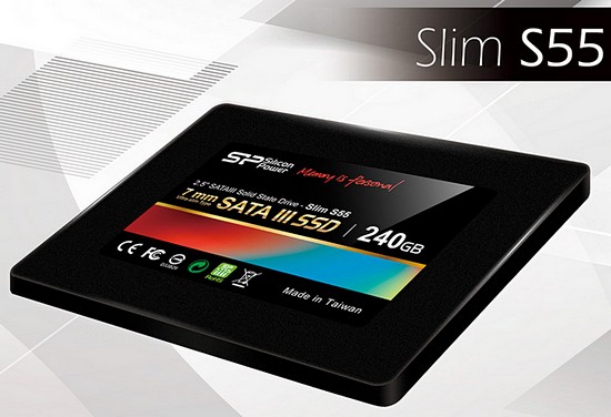 Silicon Power uvádí na trh tenké SSD disky Slim S55