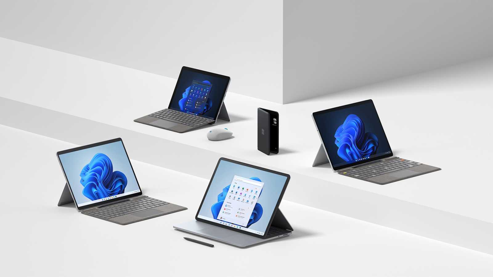 Microsoft představil nové tablety, notebook Surface Laptop Studio a Surface Duo 2