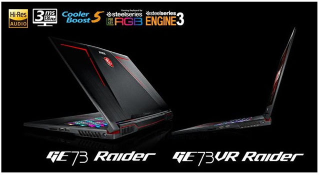 MSI uvádí na trh dva nové herní notebooky řady Raider se 120Hz displeji