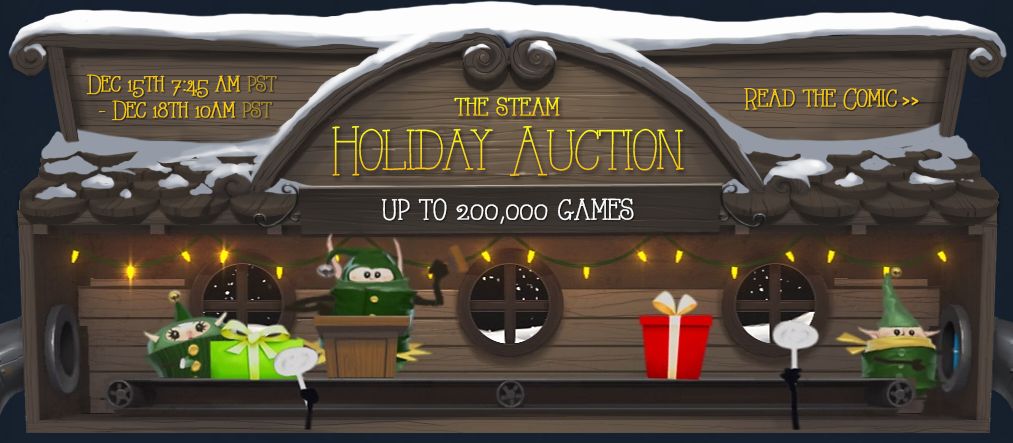 V prázdninové aukci na Steamu budete moci vydražit hry za sběratelské kartičky a odznaky