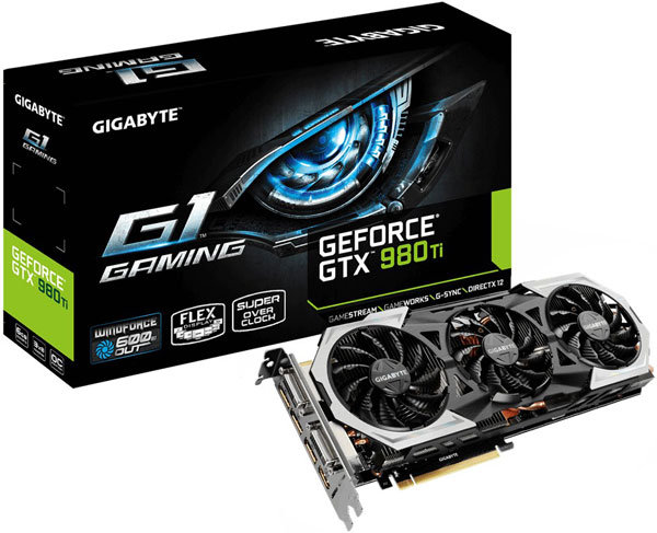 Grafická karta nVidia GeForce GIGABYTE GTX 980 Ti G1 GAMING