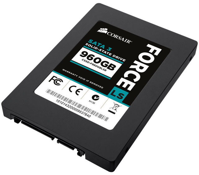 Corsair rozšiřuje svoji řadu SSD Force LS o dva nové vysokokapacitní modely