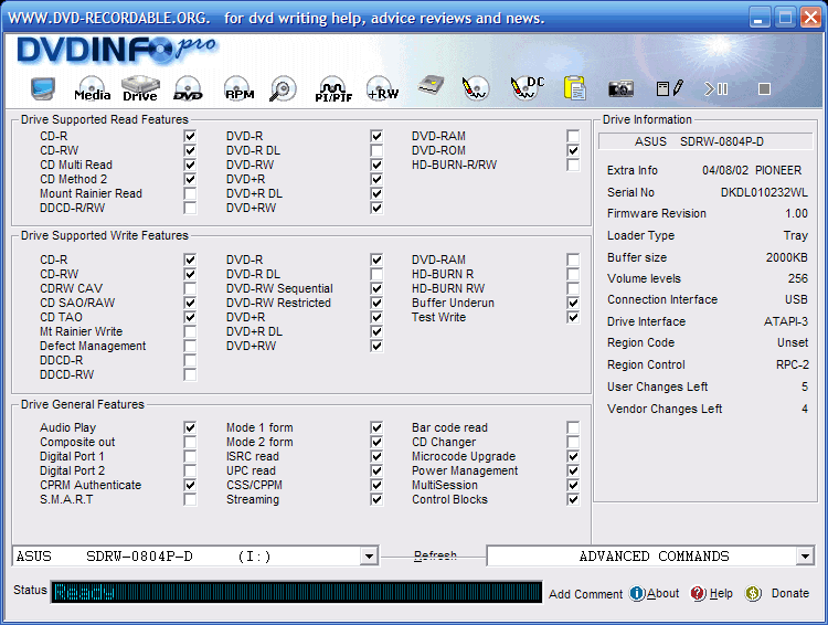 ASUS SDRW-0804P-D, elegán pro váš notebook