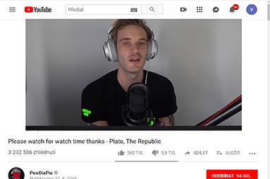 WSJ točí hloupé recenze, Pewdiepie přednáší filozofii!