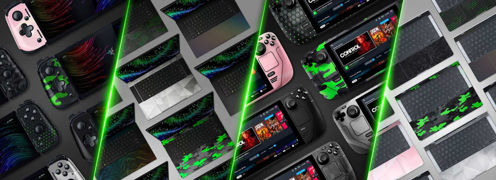 Razer se pouští do výroby skinů, polepy budou dostupné i pro konzole nebo Macbooky