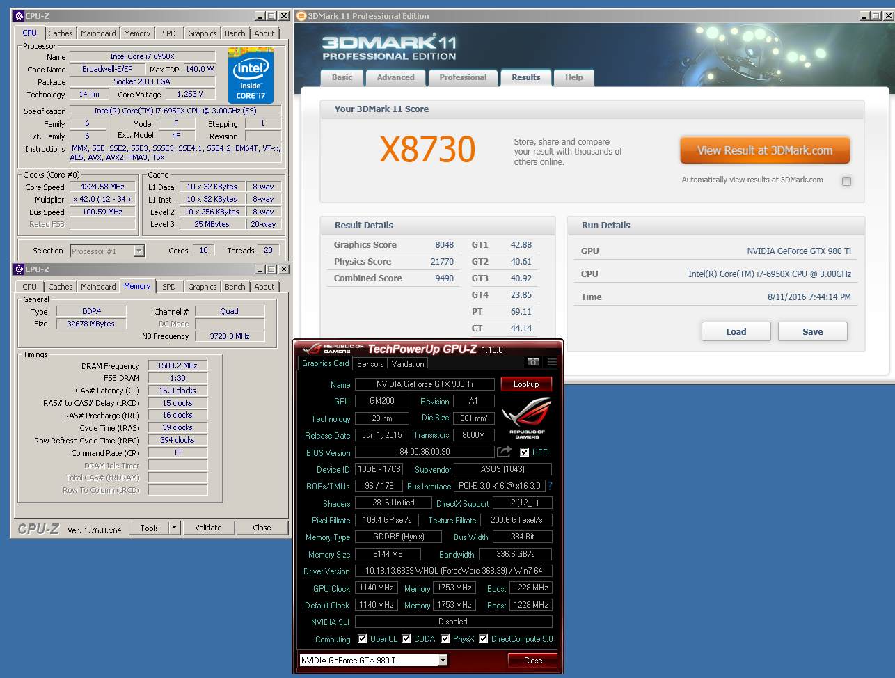 Přetaktování monstra Intel Core i7-6950X Broadwell-E