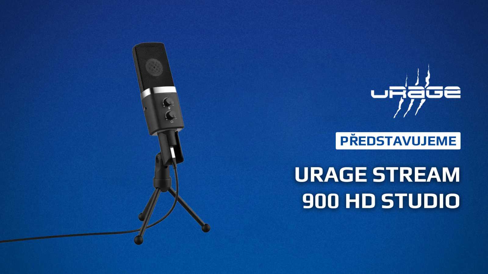 Posuňte kvalitu nahrávaného zvuku na novou úroveň s mikrofonem Stream 900 HD Studio od uRage
