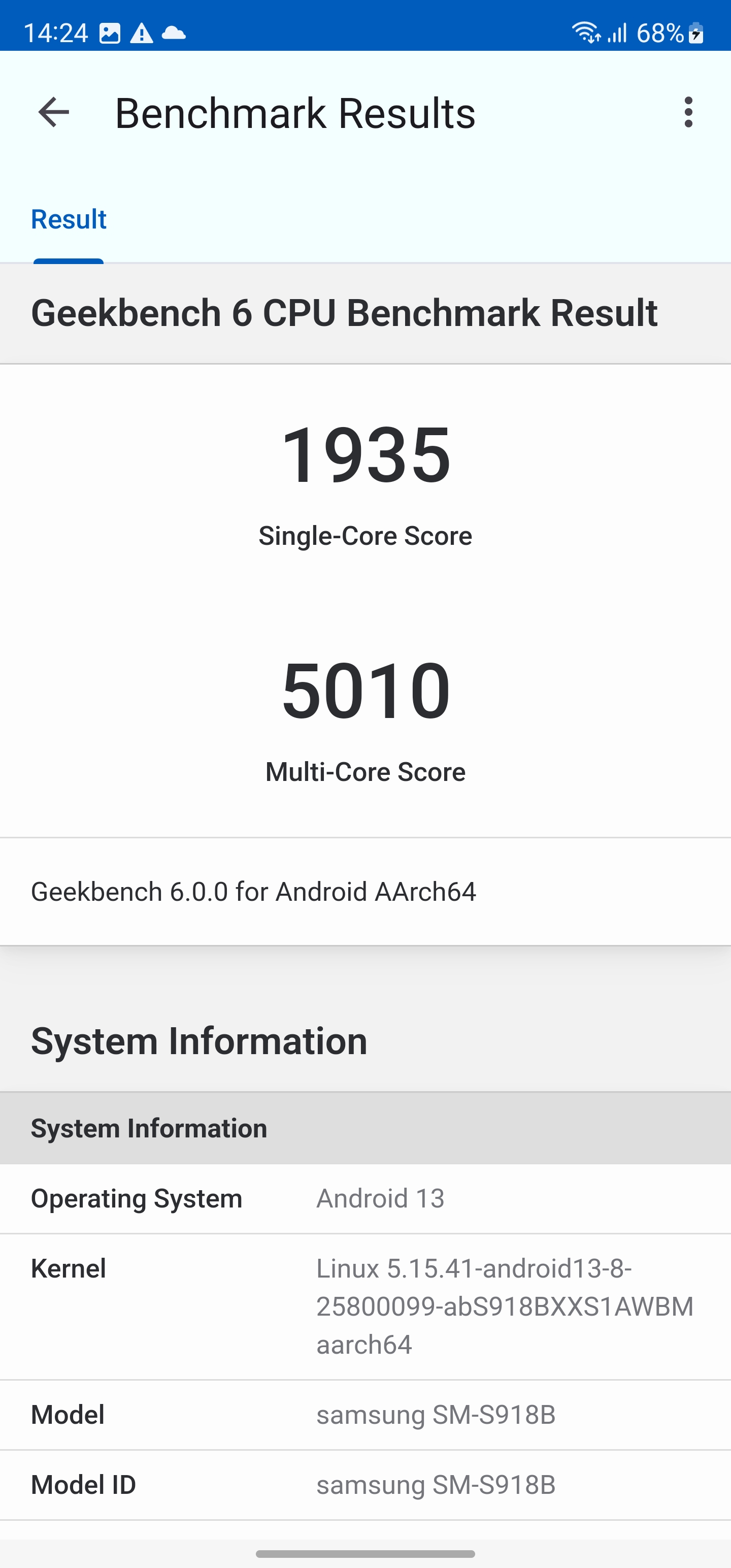 Geekbench 6