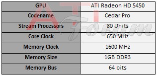 ATI Radeon HD 5450 - Známe specifikace!