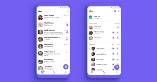 Chatovací aplikace Viber změnila vzhled