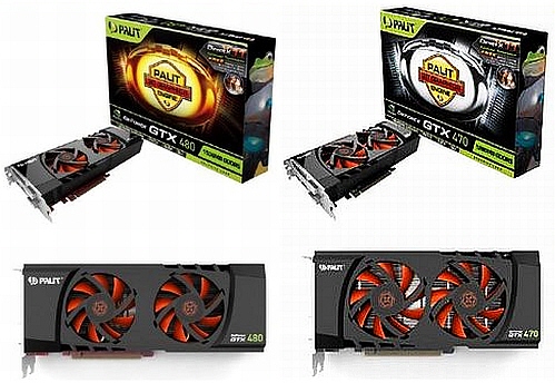 Palit připravuje nereferenční verze GTX 470 a GTX 480